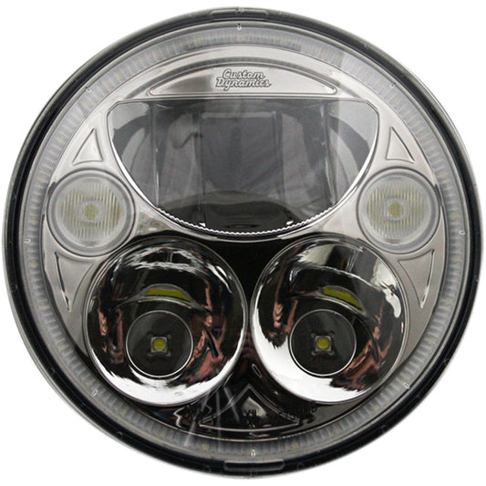 2012-2017 for Harley Softail Slim FLS LED Headlight 5-3/4" Chrome Each