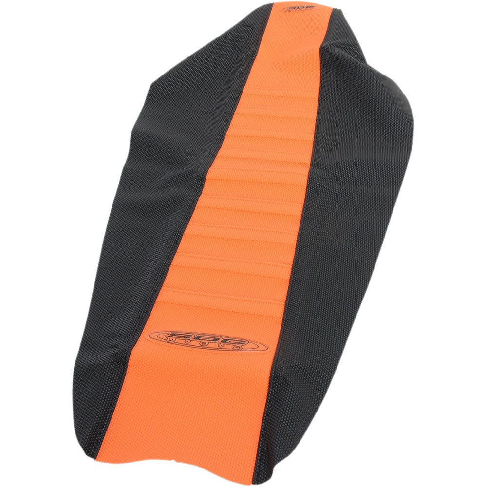 2017-2019 for KTM 300 EXC SDG Pleated Seat Cover Orange Top/Black Sides 96340OK