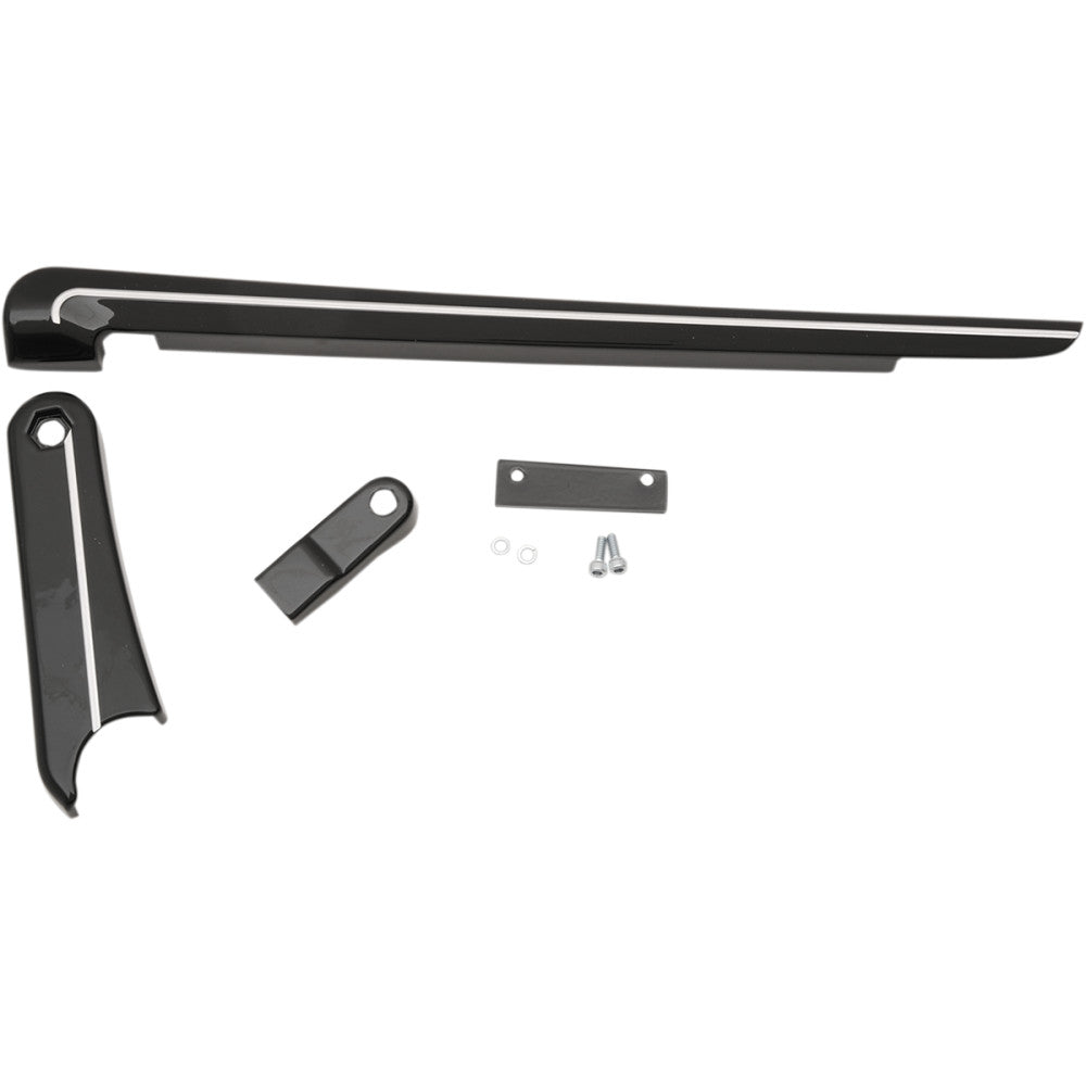 2009-2016 for Harley Tri Glide FLHTCUTG CIRO Shift Linkage Cover Black 72001