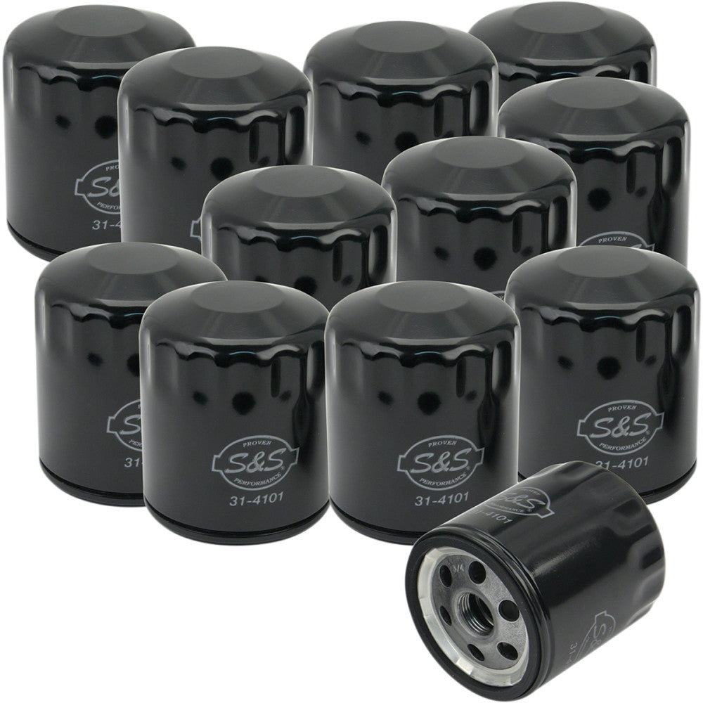 2009-2017 for Harley Iron 883 XLN S&S CYCLE Oil Filter Black 12-Pack 310-0239
