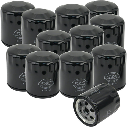 2009-2017 for Harley Iron 883 XLN S&S CYCLE Oil Filter Black 12-Pack 310-0239