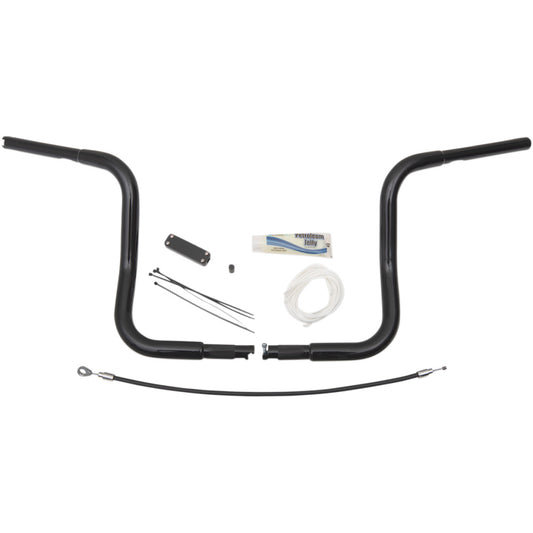 2009-2013 for Harley Tri Glide FLHTCUTG Handlebar Kit Rounded Top 12" Black H12