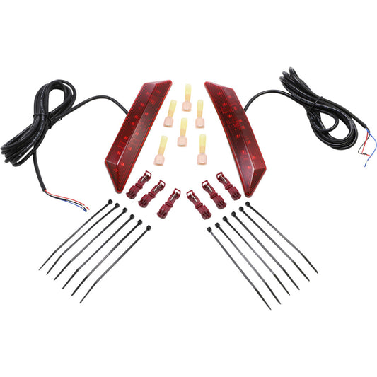 2019-2021 for Can-Am Ryker 600 ACE SHOW CHROME LED Fender Marker Light 41-412