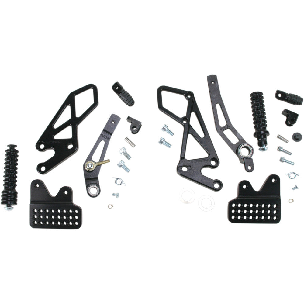 2006-2009 for Suzuki GSX-R 600 VORTEX V2 Rearset Black GSXR6/7 RS553K ...
