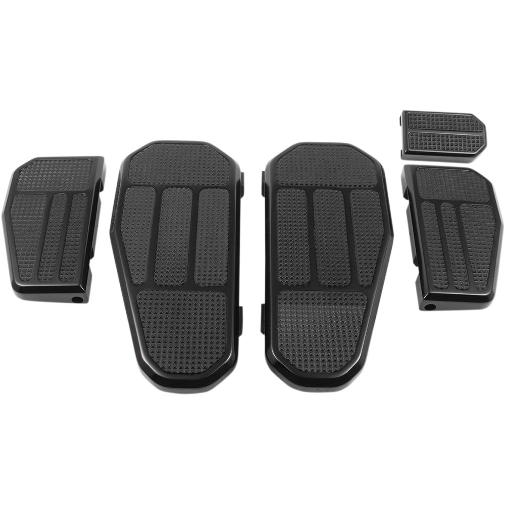 2014-20 for Harley CVO Electra Glide Ultra L Front/Rear Floorboard Kit Black