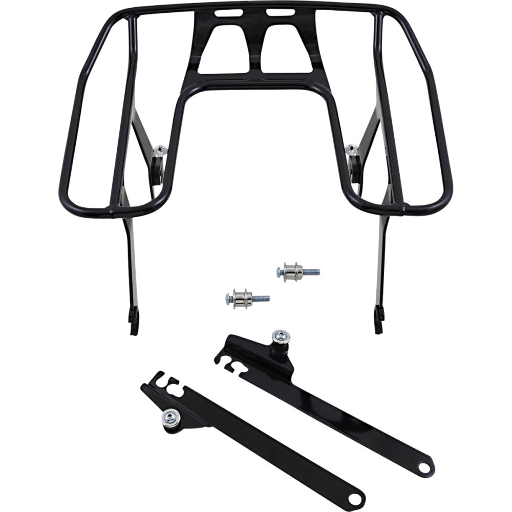 2008-2017 for Harley Street Bob FXDB COBRA Detachable Wrap Around Rack Black G55