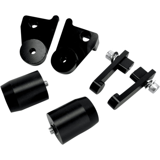 2008-2011 for Honda CBR1000RR POWERSTANDS RACING Frame Sliders Black 03-00913-02