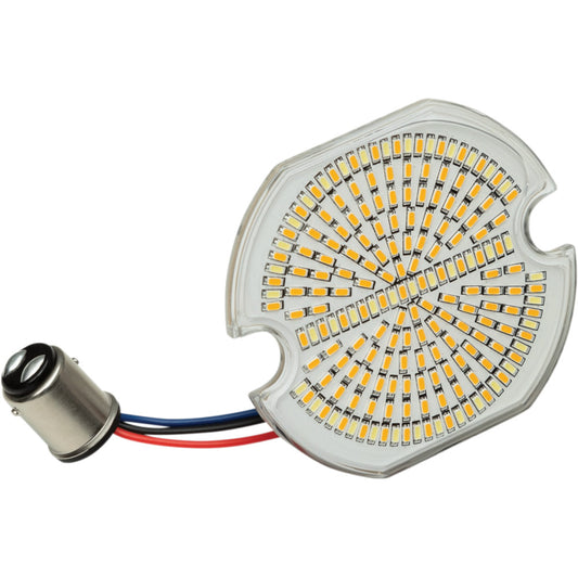2009-2019 for Harley Road King EFI FLHR Turn Signal Insert Front White/Amber