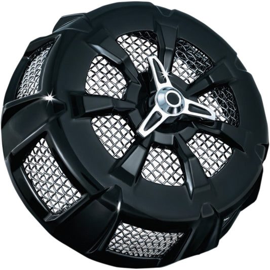 2012-2016 for Harley Softail Slim FLS KURYAKYN Ally Cat Cover Black/Chrome 9438