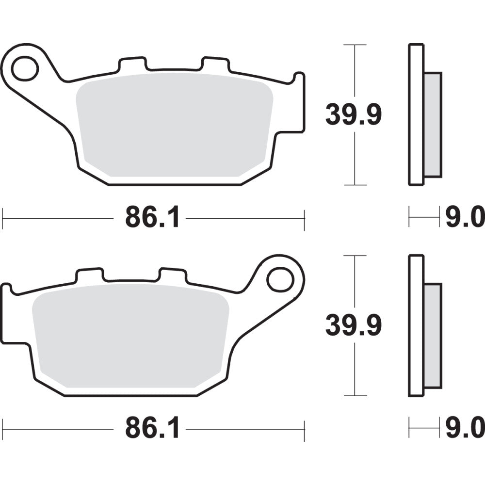 2014-2020 for Honda CBR300R SBS LS Brake Pads 881LS 881LS