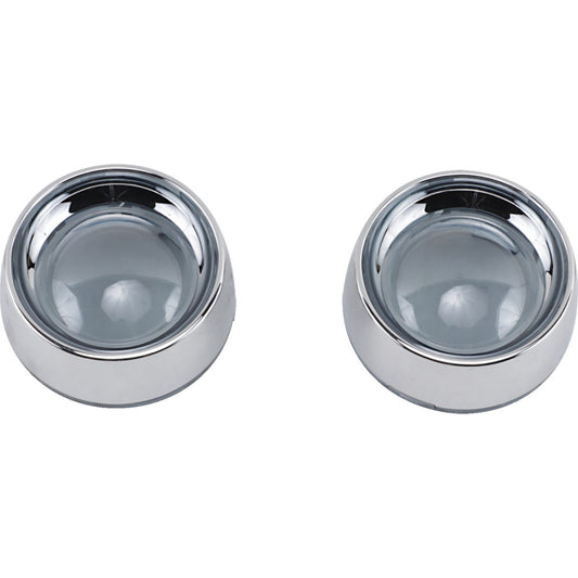 2010-2021 for Harley Forty-Eight XLX KURYAKYN Deep Dish Bezels Chrome/Smoke Lens