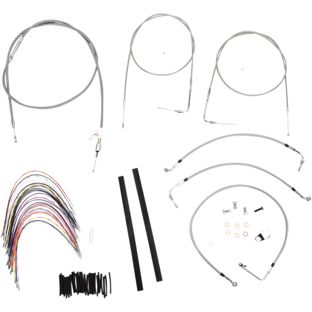 97-01 for Harley FLHRC Cable/Brake Line Kit 14