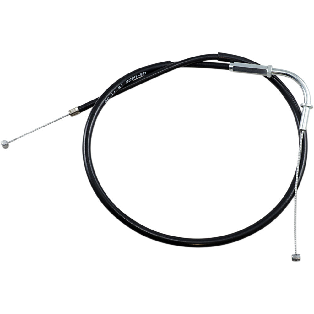 96-'03 for Kawasaki ZX750 Ninja ZX-7R MOTION PRO Black Vinyl Throttle Push Cable