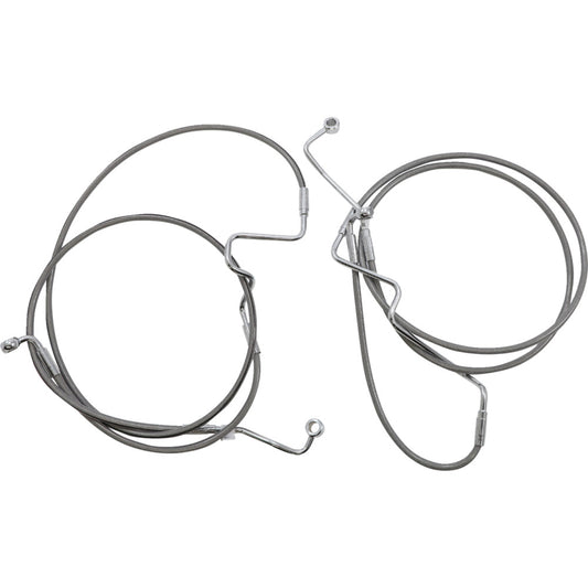 21-22 for Harley FLHR W/ABS MAGNUM Cable Kit XR Full Lines 15-17" Bars