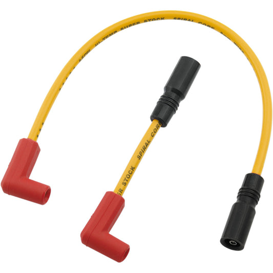 00-'17 for Harley FLSTC ACCEL Spiral Core Wire Set 8.0Mm Yellow 274-0138