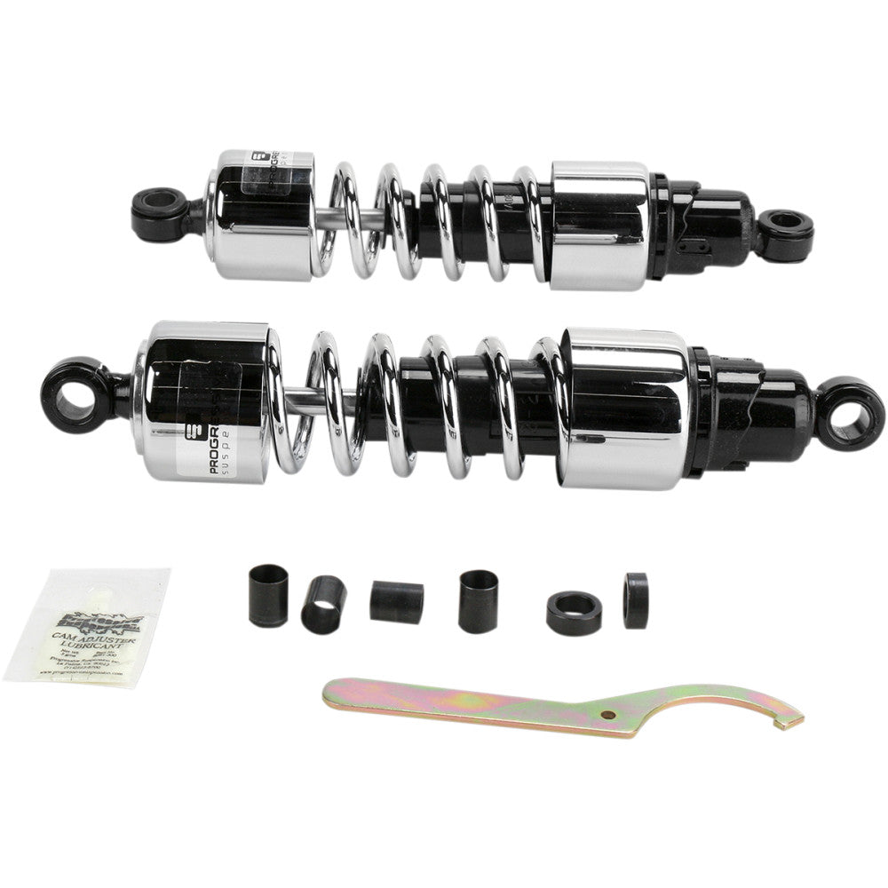 2008-2015 for Triumph Rocket III Touring 412 Series Shocks Chrome 12