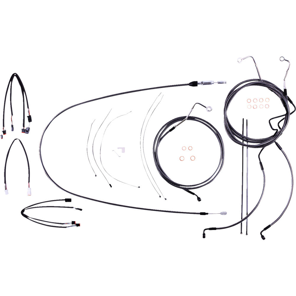 2021-2022 for Harley FLHRXS MAGNUM Handlebar Cable Kit 12-14