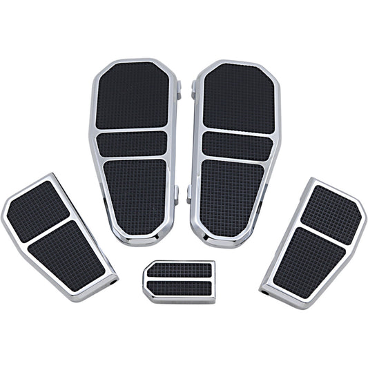 2014-2020 for Harley CVO Electra Glide FLHTKSE Front/Rear Floorboard Kit Chrome