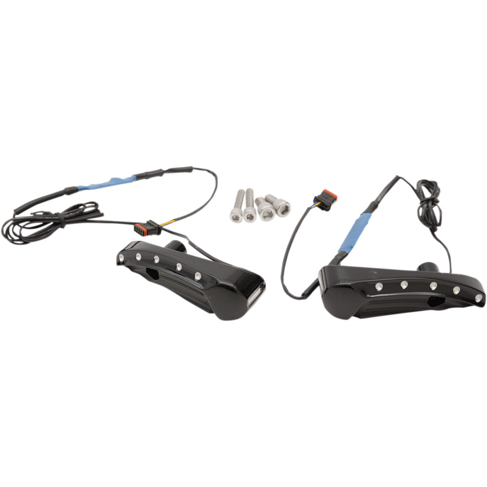 2015-2020 for Harley Road Glide Special FLTRXS Turn Signal FLTR Dimpled Black