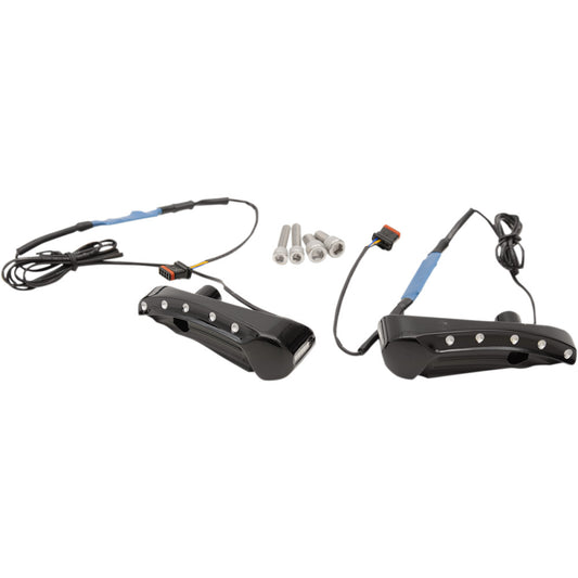 2015-2020 for Harley Road Glide Special FLTRXS Turn Signal FLTR Dimpled Black