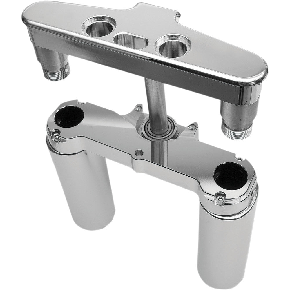 2012-2017 for Harley Softail Deluxe EFI FLSTNI HAWG HALTERS Triple Tree Chrome 4