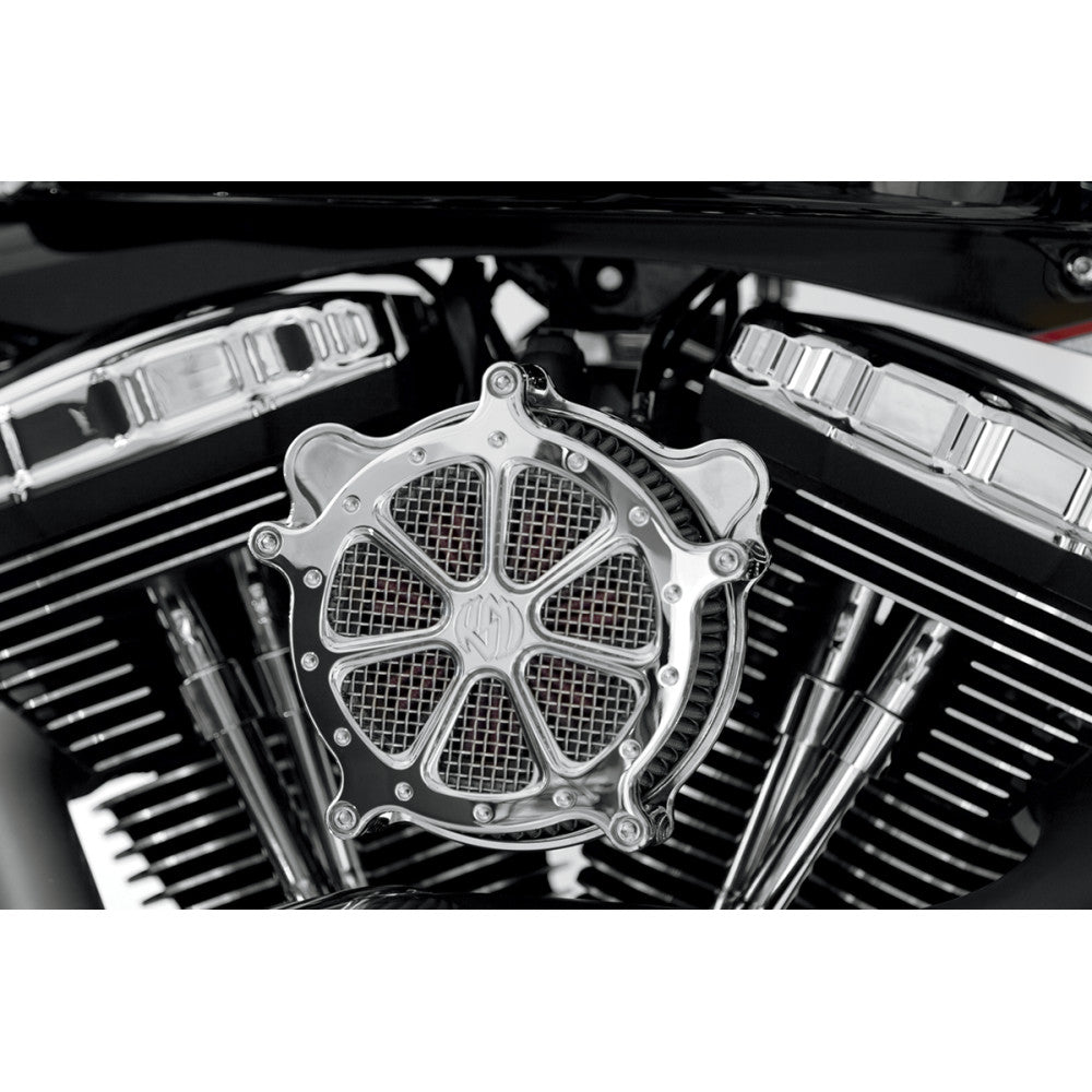 2008-2017 for Harley Fat Bob FXDF RSD Speed 7 Air Cleaner Chrome 0206-2003-CH