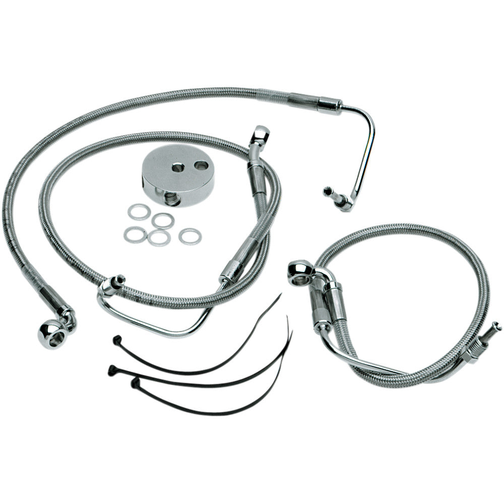 1994-2003 for Harley Road King FLHR DRAG SPECIALTIES Brake Line Front