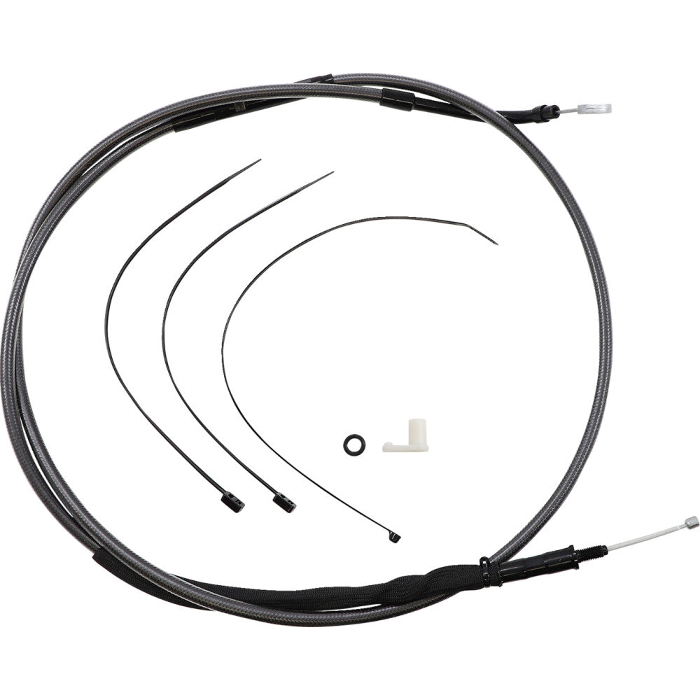 21-22 for Harley FLHT/FLHX MAGNUM High Efficiency Clutch Cable Black Pearl 74