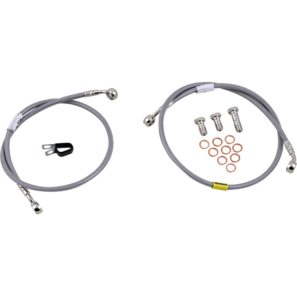 2006-2011 for Kawasaki EX650A Ninja 650R GALFER Brake Line Stainless Steel