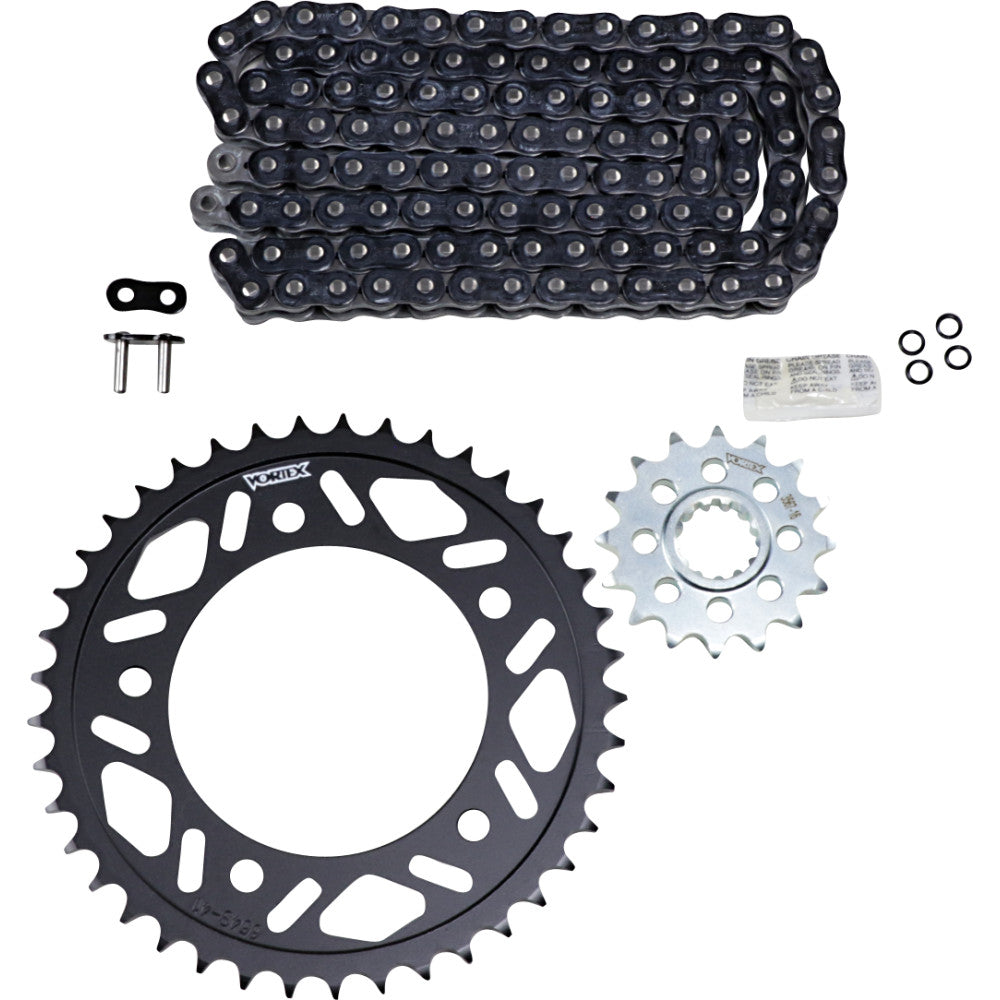 2015-2021 for Yamaha YZF-R1 M VORTEX Chain Kit Black YZF-R1 CK6378