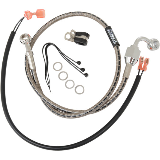 00-03 for Harley 883 Custom XLC RUSSELL Brake Line Rear Stainless Steel R08835DS