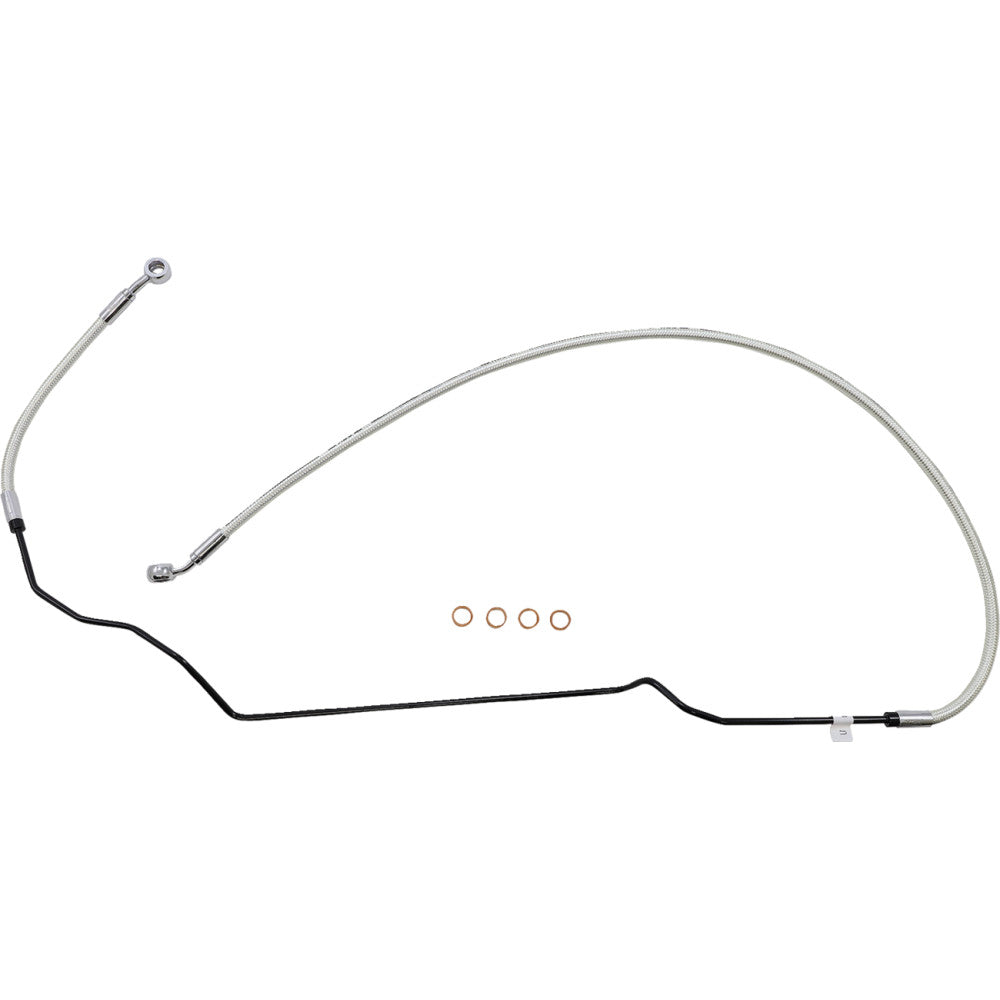 18-21 for Indian Scout Sixty ABS MAGNUM Brake Line Upper Sterling Chromite R90