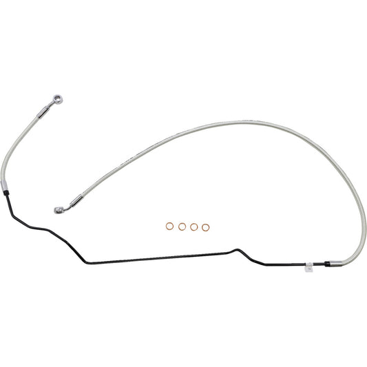 18-21 for Indian Scout Sixty ABS MAGNUM Brake Line Upper Sterling Chromite R90