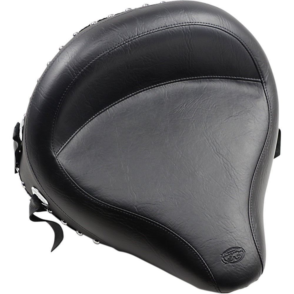 97-99 for Harley FLSTS MUSTANG Wide Studded Solo Seat '84-'99 75506