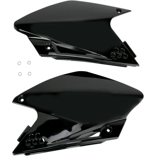 06-'08 for Kawasaki KX250F ACERBIS Side Panels Black