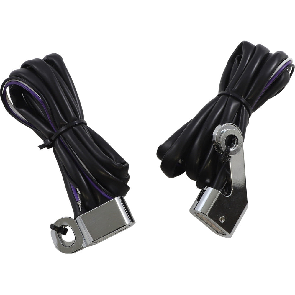 2018-2020 for Harley Softail Sport Glide FLSB Marker Lights White/Amber Chrome