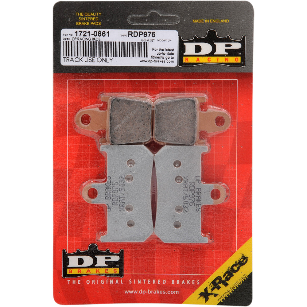 2009-2020 for Yamaha VMX 1700 V-Max DP BRAKES RDP Racing Brake Pads YZF 1000 R