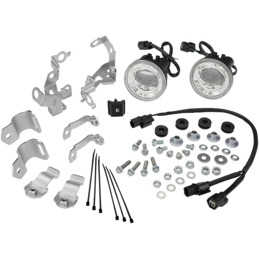 2018-2021 for Honda GL1800 Gold Wing SHOW CHROME Fog Lights Lower GL1800 52-924