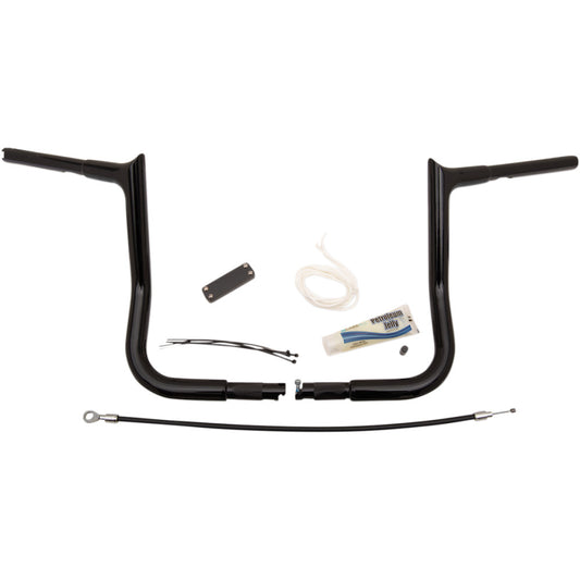 2009-2013 for Harley Tri Glide FLHTCUTG Handlebar Kit Pointed Top 12" Black H6