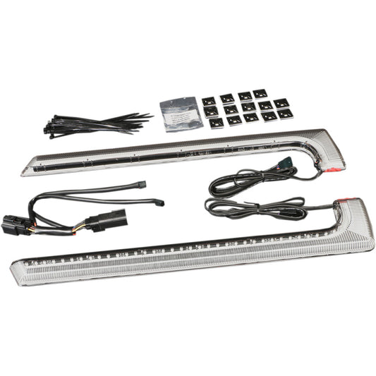 2015-2021 for Harley FLTRXS CIRO Machete Bag LED Lights Flat-Bottom Bags 40155