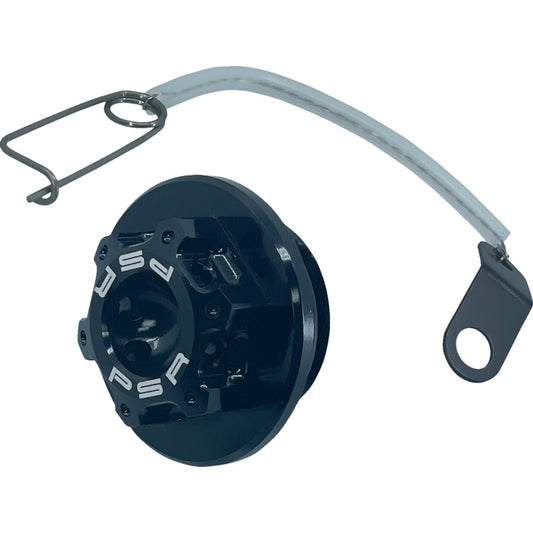 1999-2020 for Yamaha YZF-R6 POWERSTANDS RACING Oil Cap Kit Black M27 x 3.0