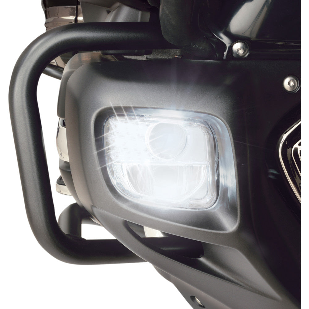 2012-2017 for Honda GL1800 Gold Wing SHOW CHROME LED Fog Lights Kit 12-17 GL1800