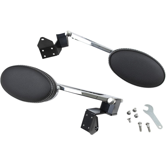 2015-2018 for Indian Roadmaster RIVCO PRODUCTS Black Armrests Roadmaster IR094BP