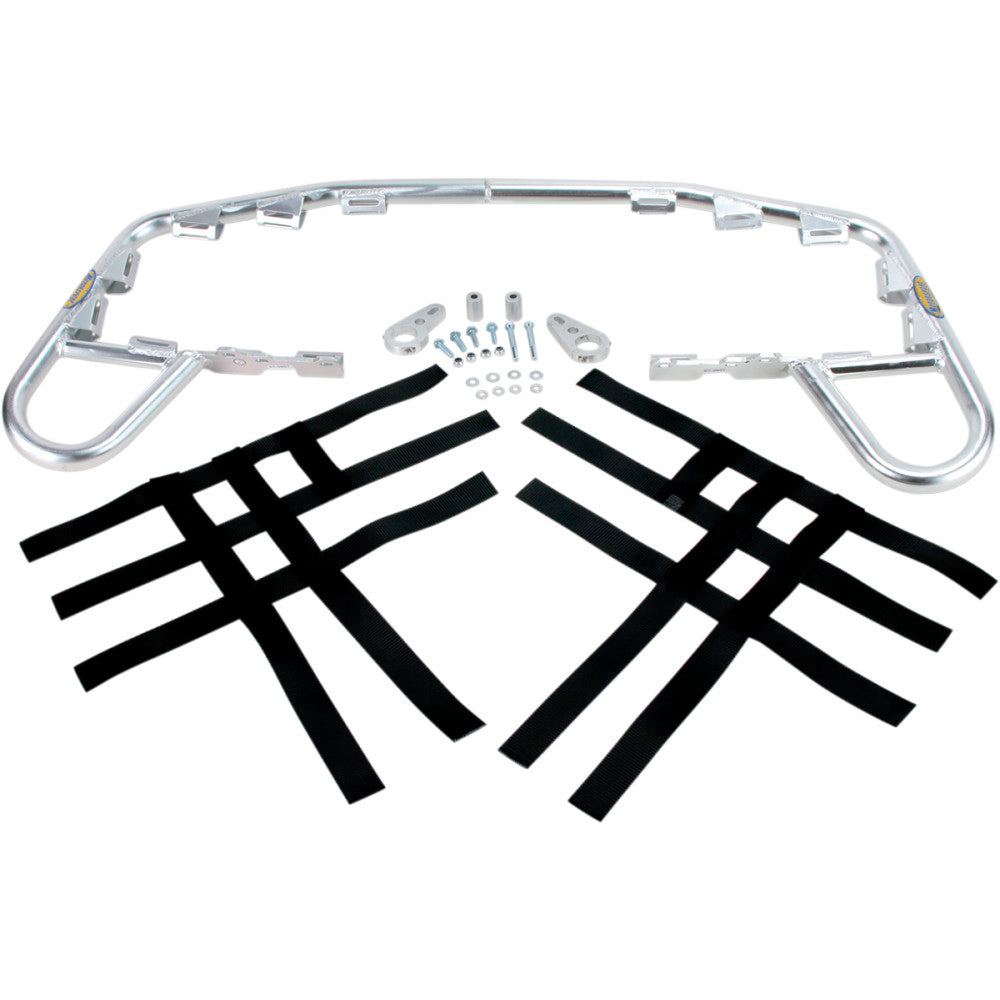 2008-2013 for Yamaha Raptor 250 4x2 MOTORSPORT PRODUCTS Nerf Bars Raptor Silver