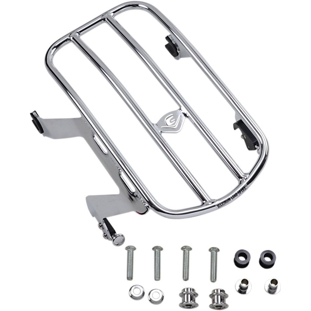 2018-2020 for Harley Softail Deluxe FLDE COBRA Detachable Luggage Rack Chrome