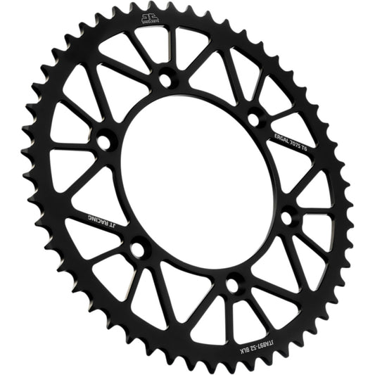 98-'21 for KTM 250 SX JT Rear Racelite Sprocket Alum 52T-520 Blk Hus/Husq/Ktm