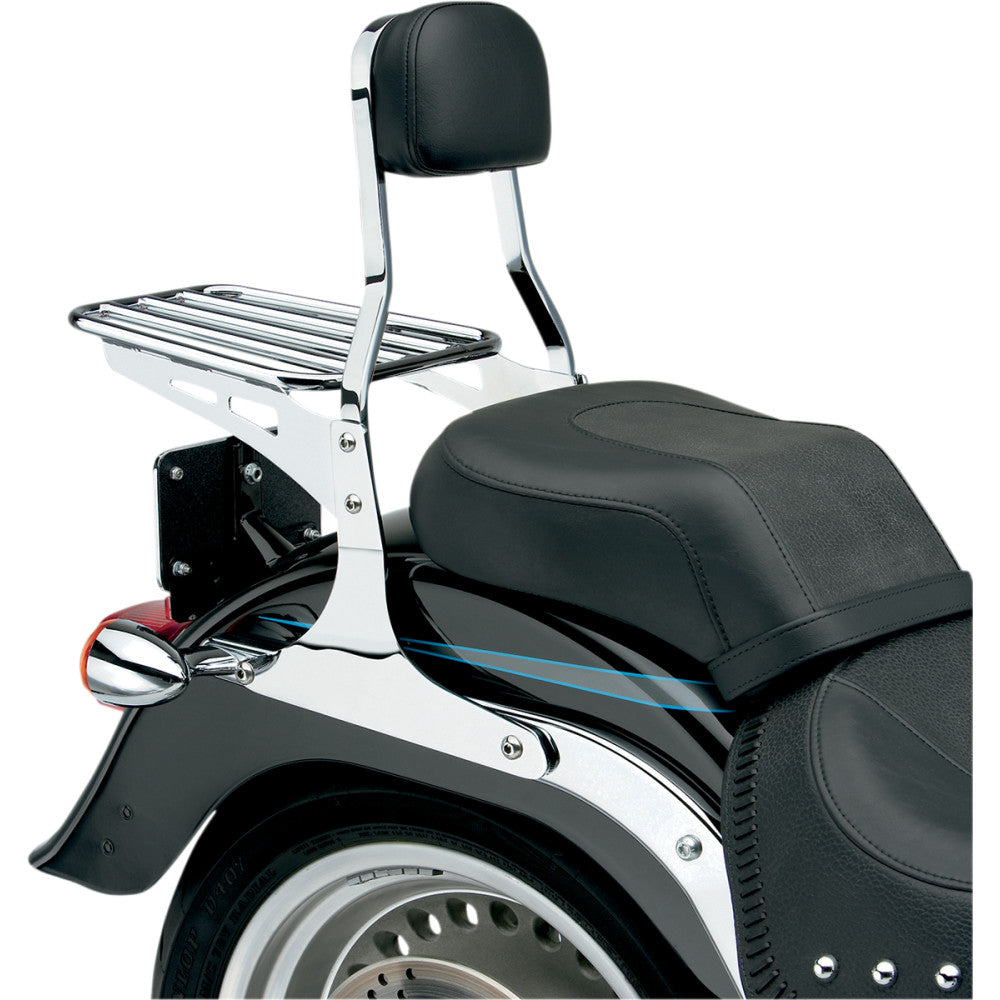 2012-2017 for Harley Softail Fat Boy EFI FLSTFI COBRA Short Sissy Bar FLSTF/FXST