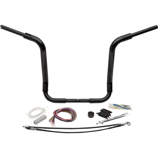 2009-2013 for Harley Tri Glide FLHTCUTG Handlebar Kit Rounded Top 16" Black H15