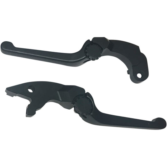 2015-2021 for Indian Scout POWERSTANDS RACING Lever Set Anthem Black 17-00650-22