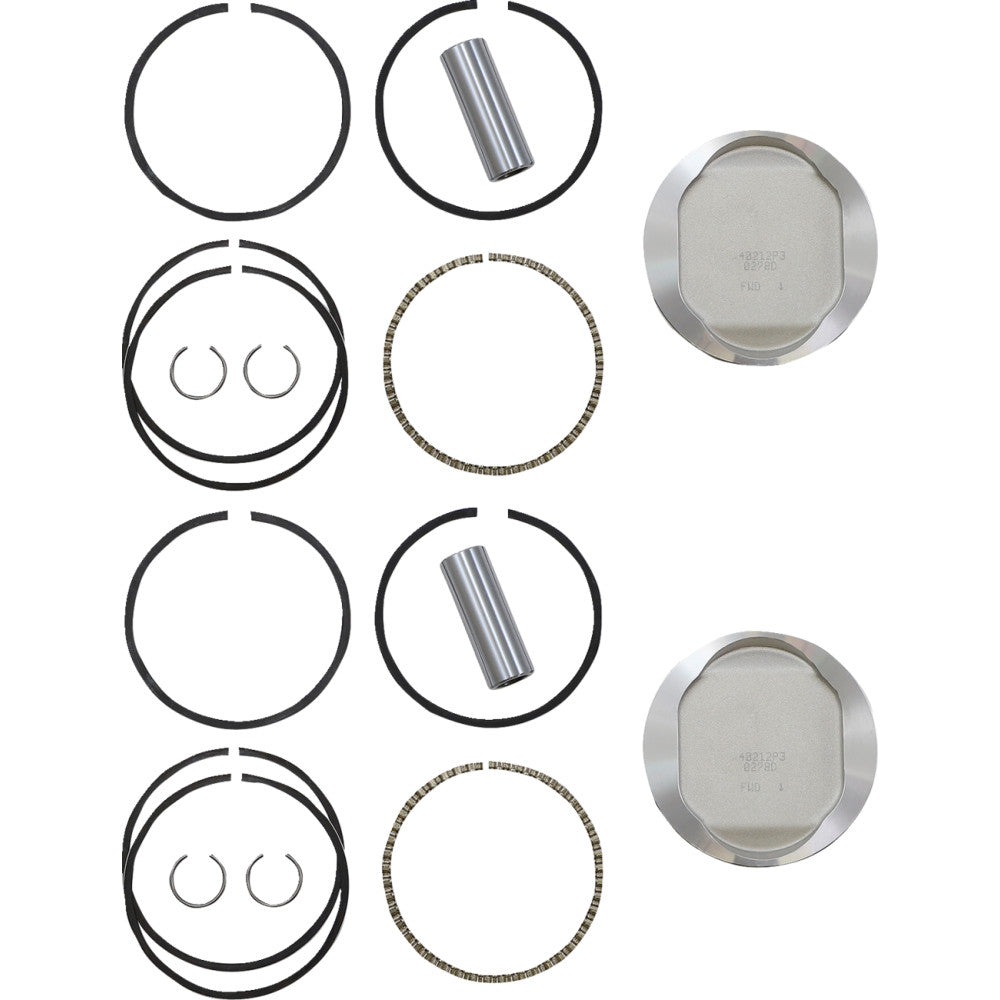 2009-2021 for Harley Iron 883 XLN WISECO Tracker Series Piston K0212P3